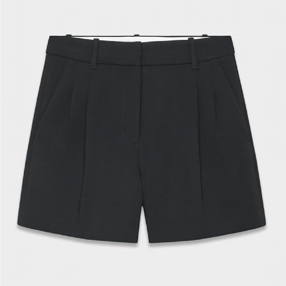 Wilfred Effortless High Waist Black Shorts